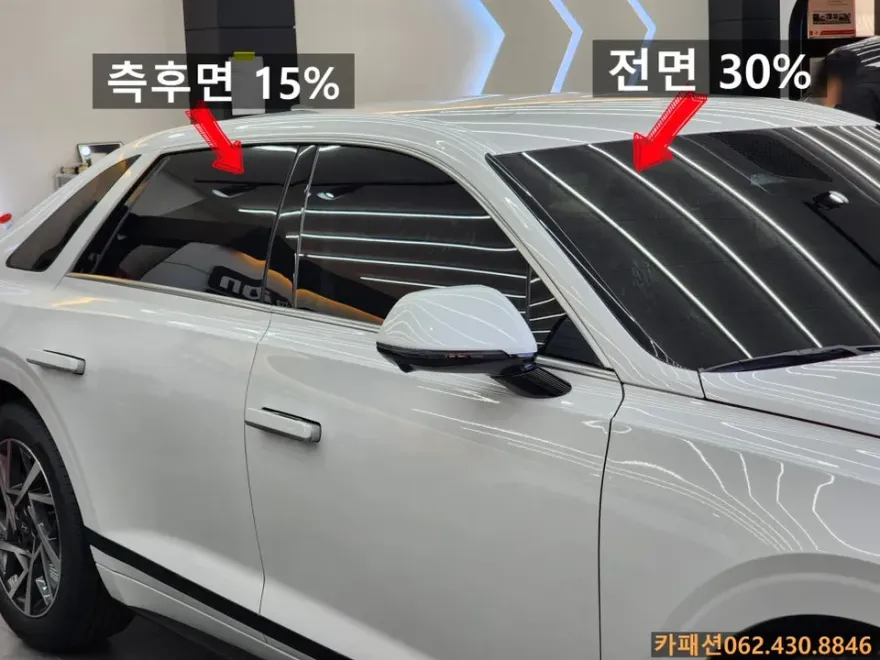 Hyundai Grandeur GN7のカーフィルム施工事例|費用目安・仕上がり 施工写真 4-1