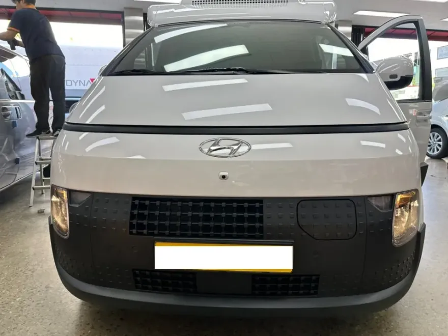 Hyundai Staria lighting upgrade installation result