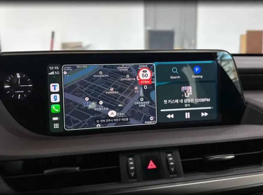 Lexus ES 300hのAndroid Auto・CarPlay取付事例 施工写真 1-3