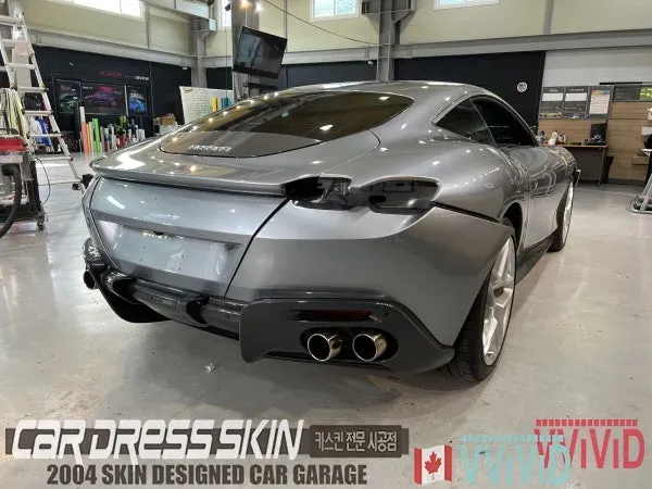 Ferrari Romaのカーラッピング事例|高級感ある仕上がり 施工写真 2-2