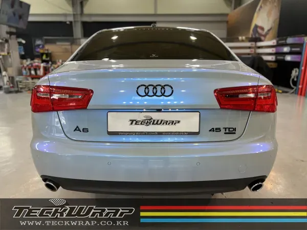 Audi A6 カメレオンラッピング事例|費用目安・仕上がり 施工写真 2-2