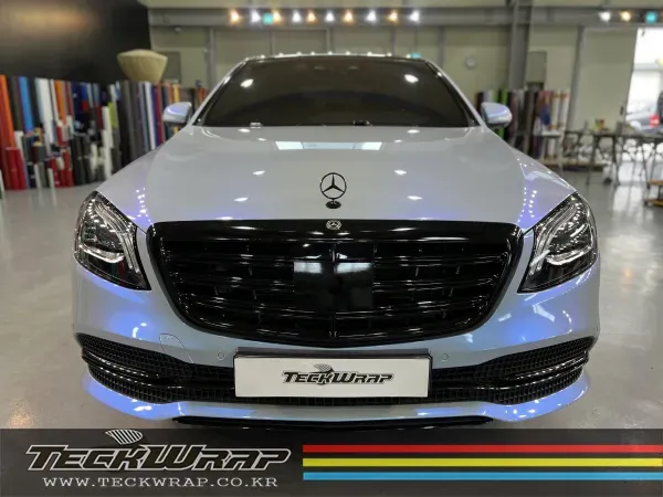 Mercedes-Benz S-Classのカーラッピング事例|費用目安・仕上がり 施工写真 1-2