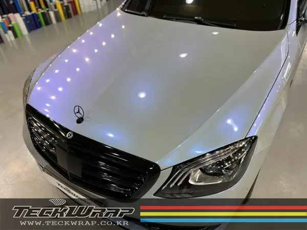 Mercedes-Benz S-Classのカーラッピング事例|費用目安・仕上がり 施工写真 4-2