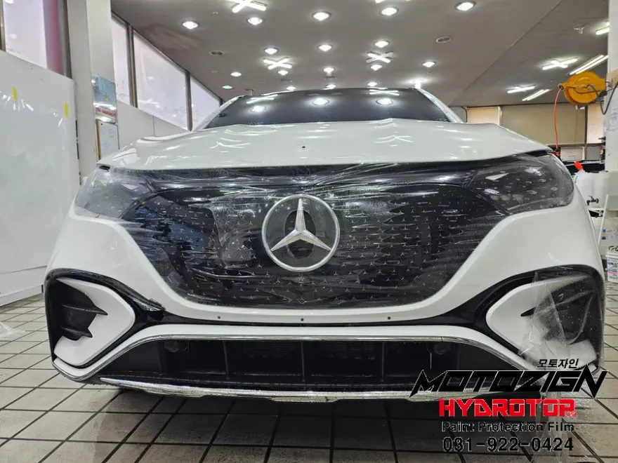 Mercedes-Benz EQEのPPF施工事例｜費用目安・仕上がり 施工写真 1-2