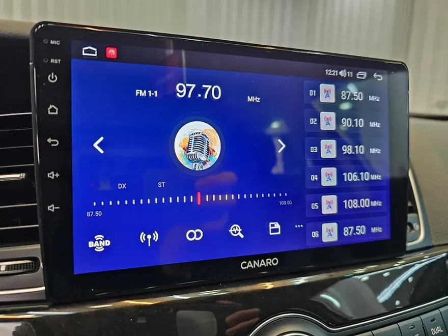 Kia K7のAndroid Auto・CarPlay取付事例 施工写真 3-2