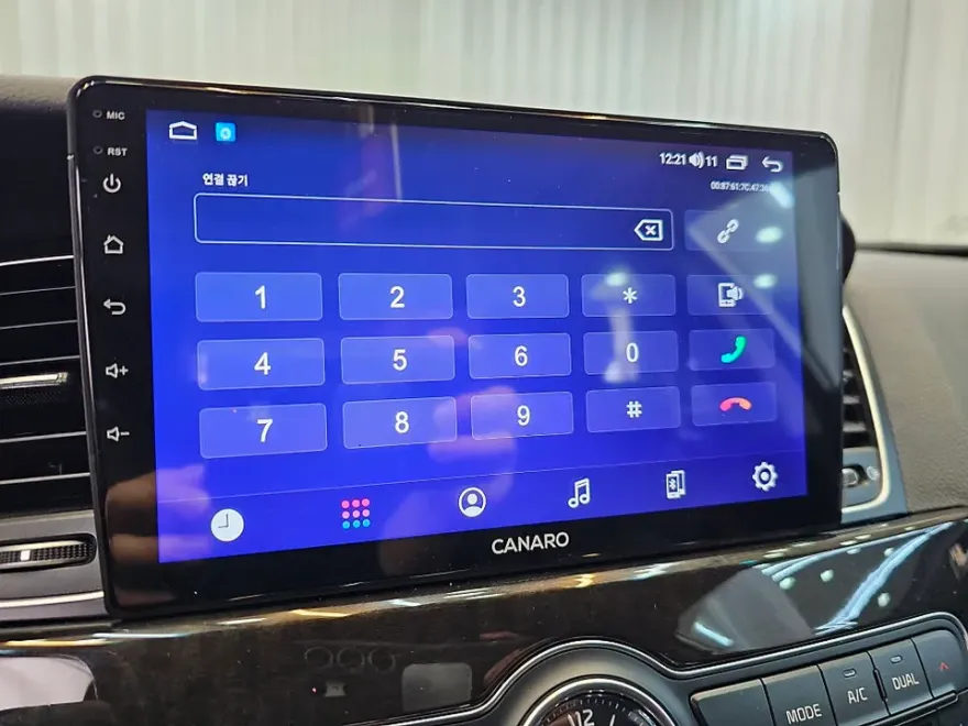 Kia K7のAndroid Auto・CarPlay取付事例 施工写真 4-2