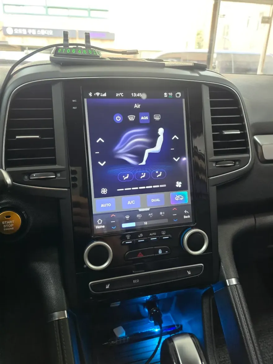 Renault Korea QM6のAndroid Auto・CarPlay取付事例 施工写真 1-2
