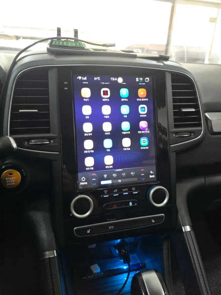 Renault Korea QM6のAndroid Auto・CarPlay取付事例 施工写真 4-2