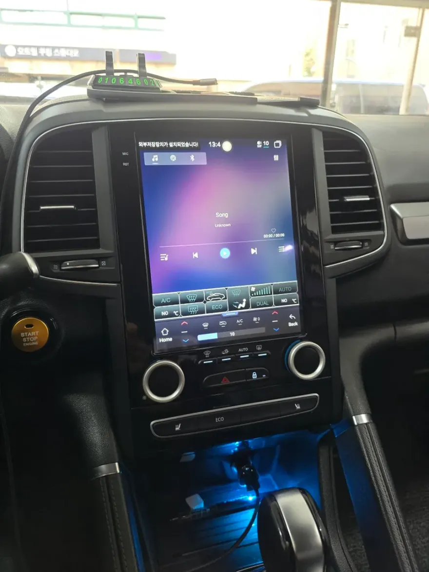 Renault Korea QM6のAndroid Auto・CarPlay取付事例 施工写真 1-3