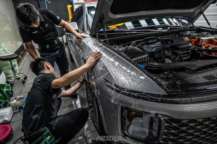 Hyundai Grandeur GN7のPPF施工事例|費用目安と仕上がり 施工写真 3-2