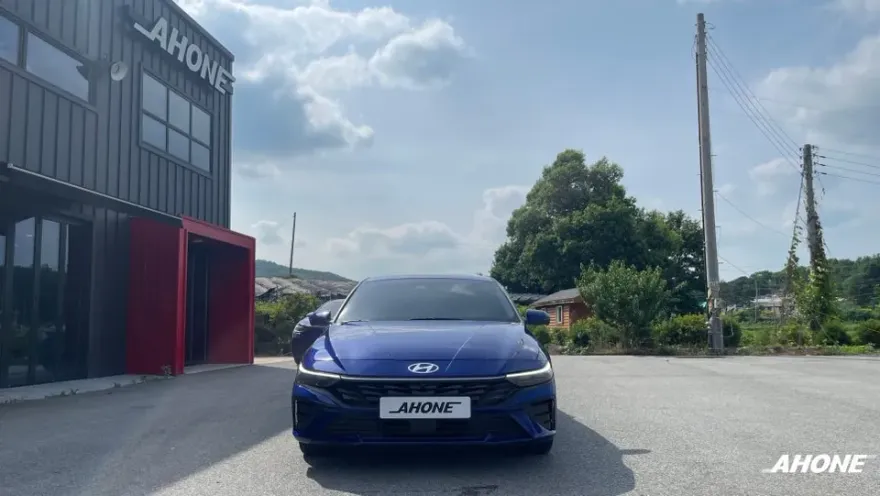 Hyundai Elantra CN7 body kit installation result