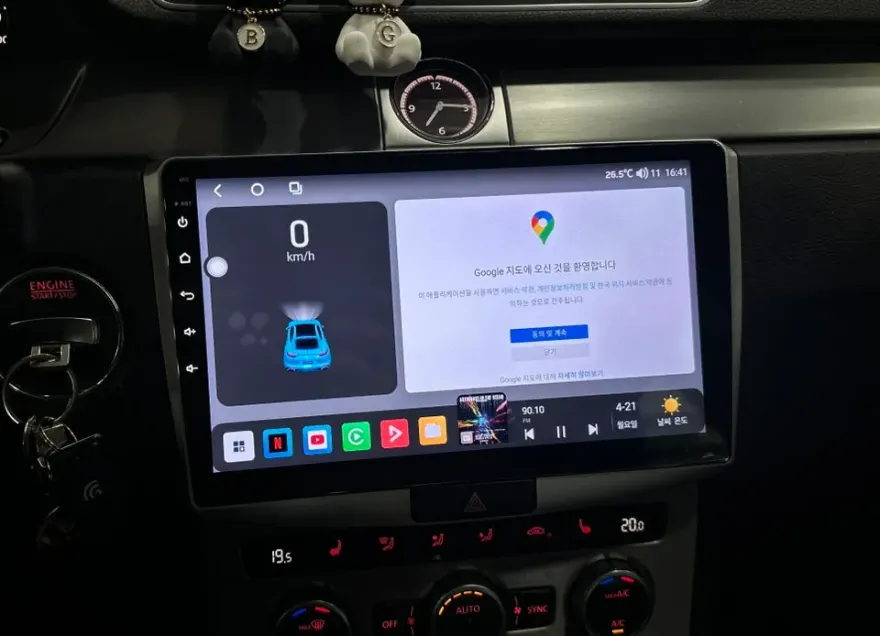 Volkswagen CCのAndroid Auto・CarPlay取付事例 施工写真 3-2