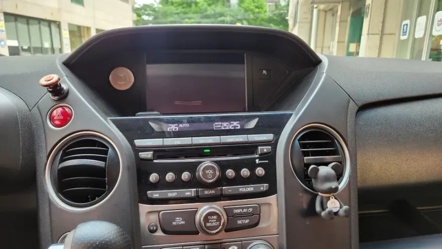 Honda Pilot android head unit installation result