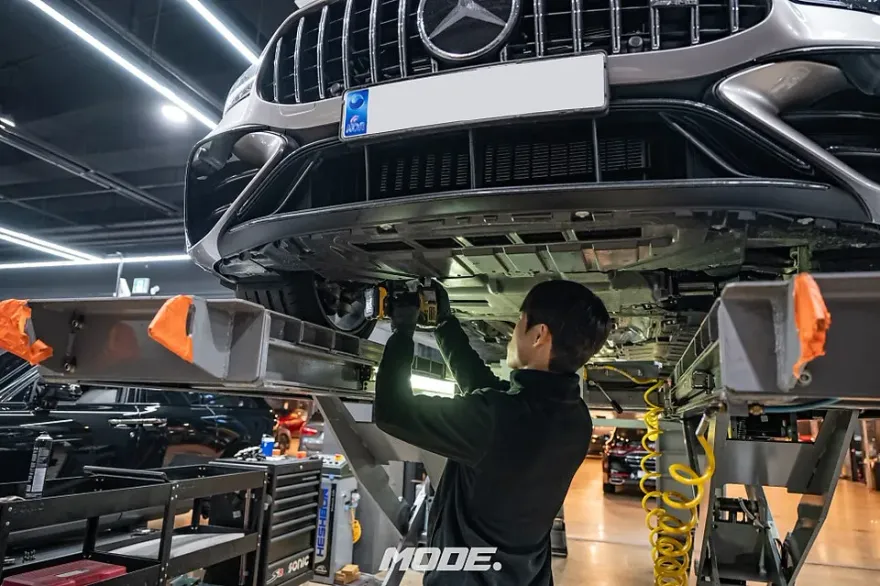 Mercedes-Benz AMG GT 43 PPF施工事例|費用目安・仕上がり 施工写真 1-3