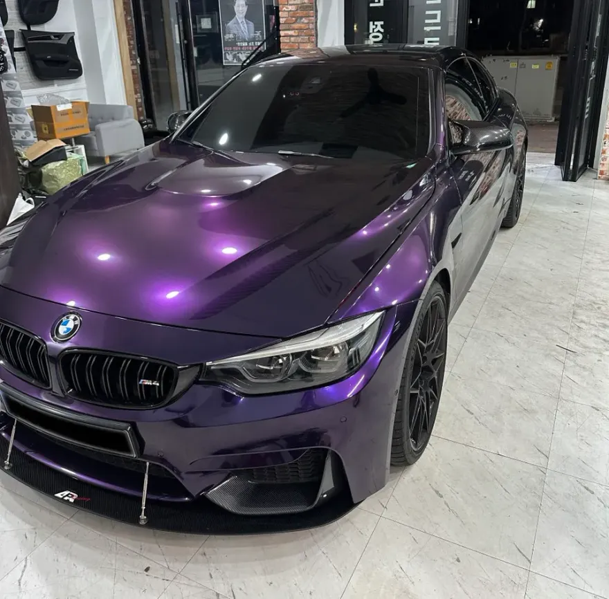 BMW M4 F82 steering wheel installation result