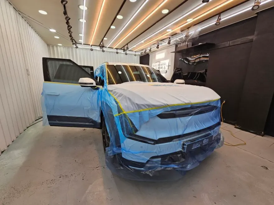 Kia EV9のカーフィルム施工事例|費用目安と仕上がり 施工写真 1-2