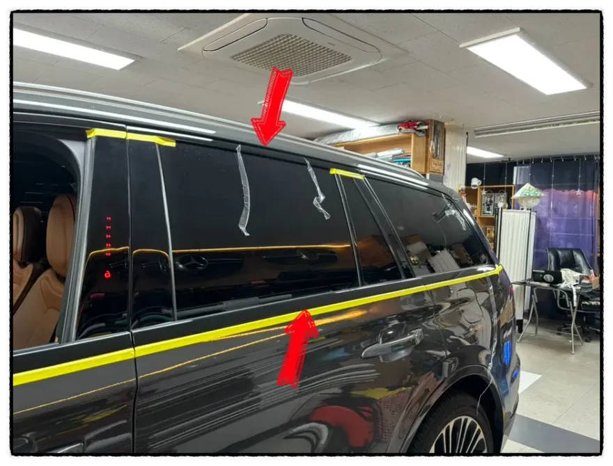 Lincoln Aviatorのカーラッピング事例|費用目安・仕上がり 施工写真 2-3