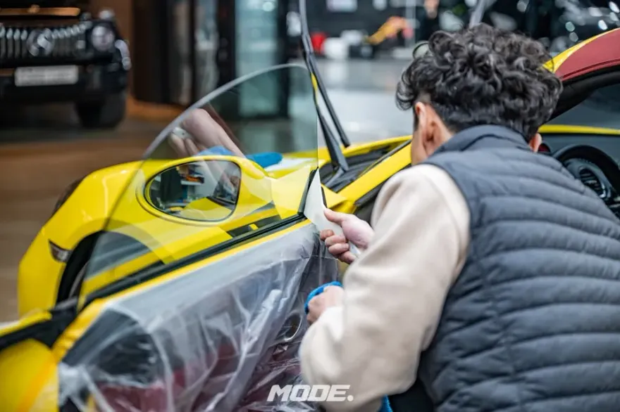 Porsche 718 Boxster GTS カーフィルム施工事例|費用目安・仕上がり 施工写真 2-3