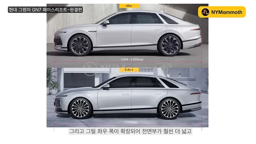 Hyundai Grandeur GN7のカーラッピング事例 施工写真 4-1