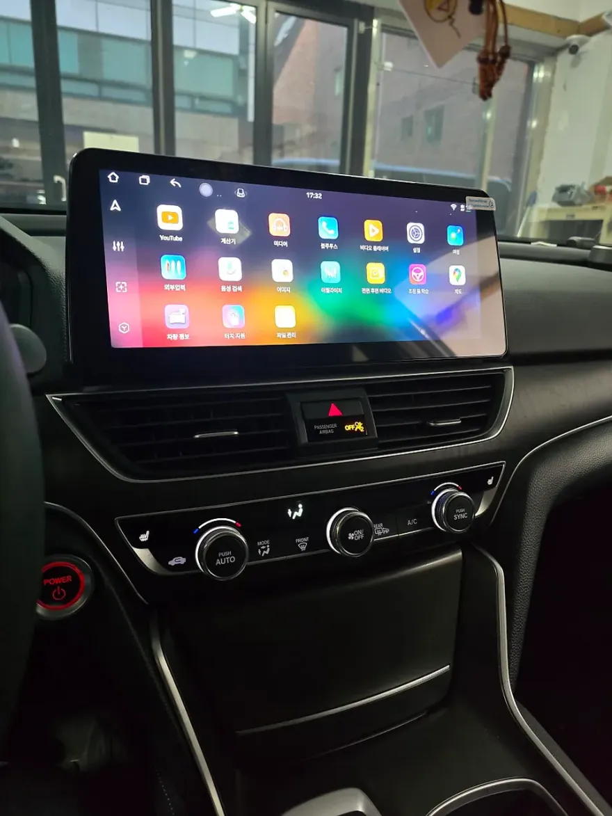 Honda Accord android head unit installation result