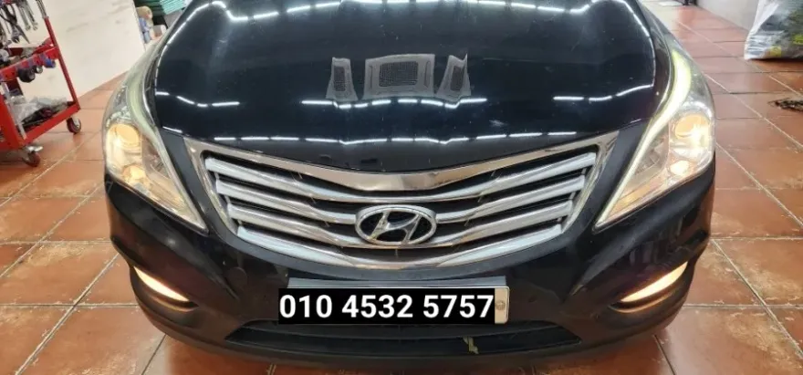 Hyundai Grandeur HG lighting upgrade installation result