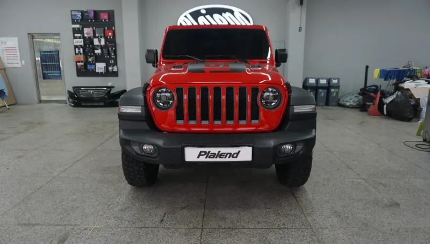 Jeep Wrangler surround view camera installation result