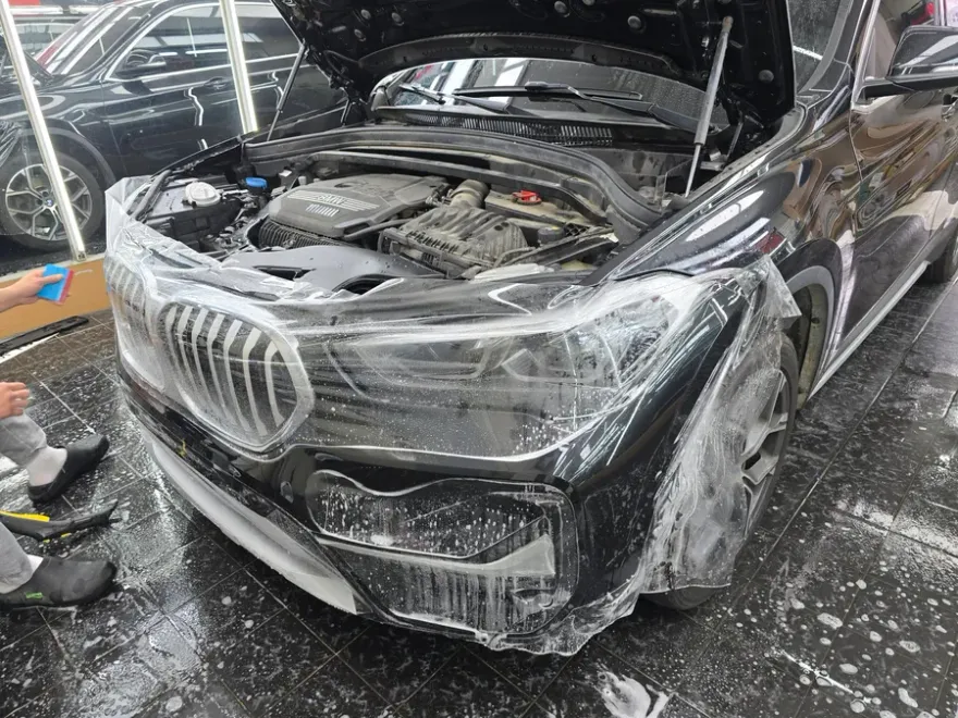 BMW X1 PPF施工事例|費用目安と仕上がり 施工写真 1-2