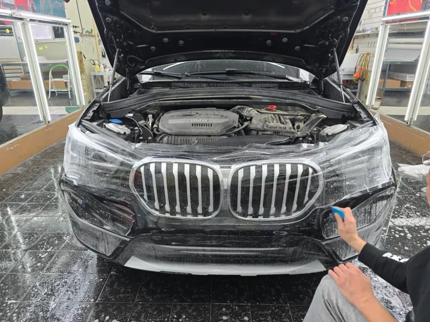 BMW X1 PPF施工事例|費用目安と仕上がり 施工写真 2-2