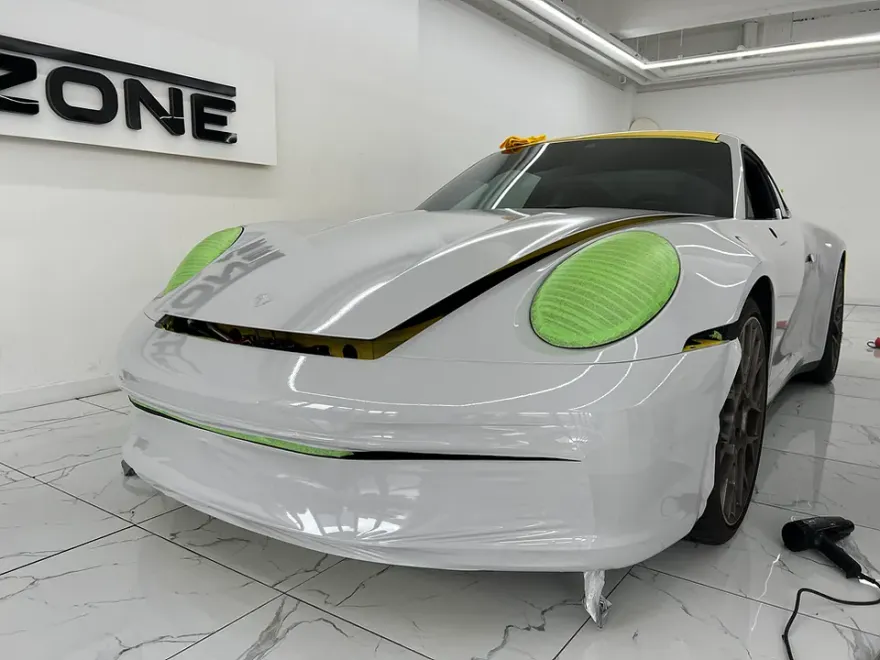 ポルシェ911 PPF施工事例|費用目安と仕上がり 施工写真 1-2