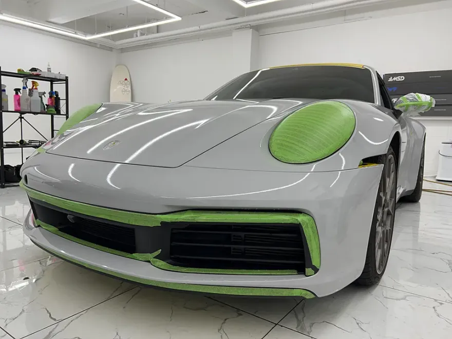 ポルシェ911 PPF施工事例|費用目安と仕上がり 施工写真 1-3
