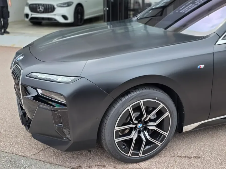 BMW 7 Seriesの無光PPF施工事例｜韓国実例 施工写真 3-1