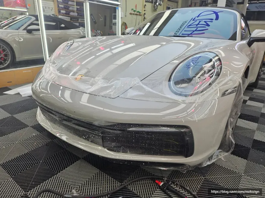 ポルシェ911のPPF施工事例｜費用目安と仕上がり 施工写真 1-1