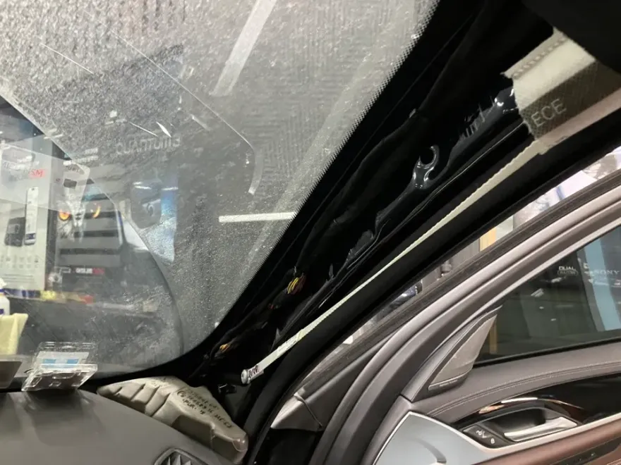 BMW 5 Series G30 dash cam - BMW 5 Series G30 Dash Cam Installation Review photo 3