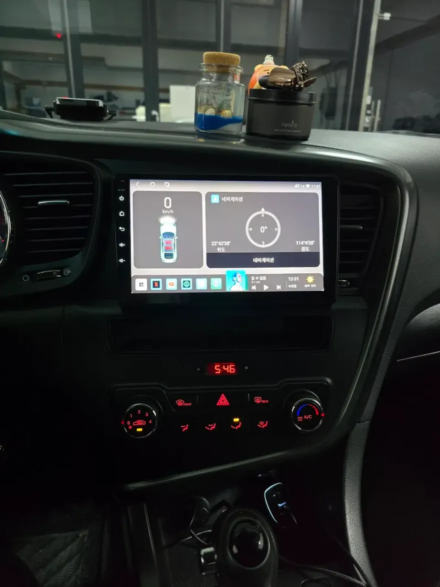Kia K5 1st Gen android head unit installation result