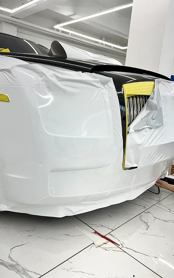 Rolls-Royce Ghostのカーラッピング事例|費用目安・仕上がり 施工写真 2-1