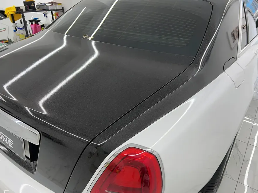 Rolls-Royce Ghostのカーラッピング事例|費用目安・仕上がり 施工写真 1-3