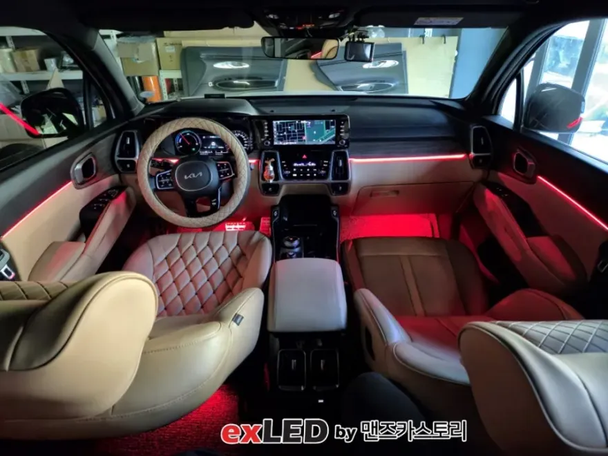 Kia Sorento MQ4 ambient lighting - Kia Sorento MQ4 Ambient Lighting Review — Cost & Results photo 3