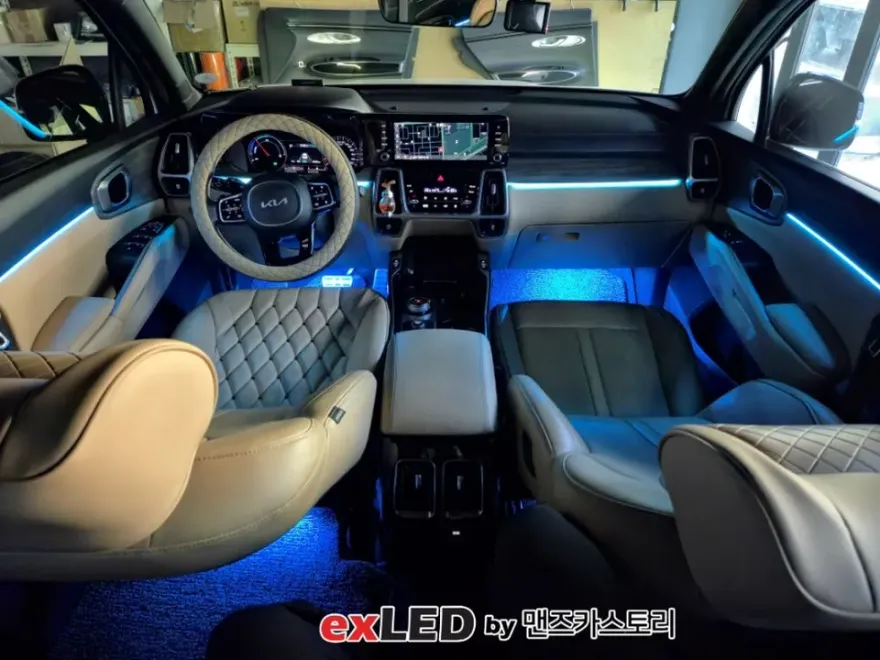 Kia Sorento MQ4 ambient lighting - Kia Sorento MQ4 Ambient Lighting Review — Cost & Results photo 4