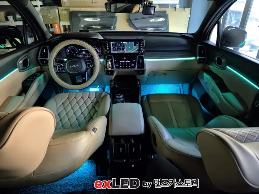 Kia Sorento MQ4 ambient lighting - Kia Sorento MQ4 Ambient Lighting Review — Cost & Results photo 5