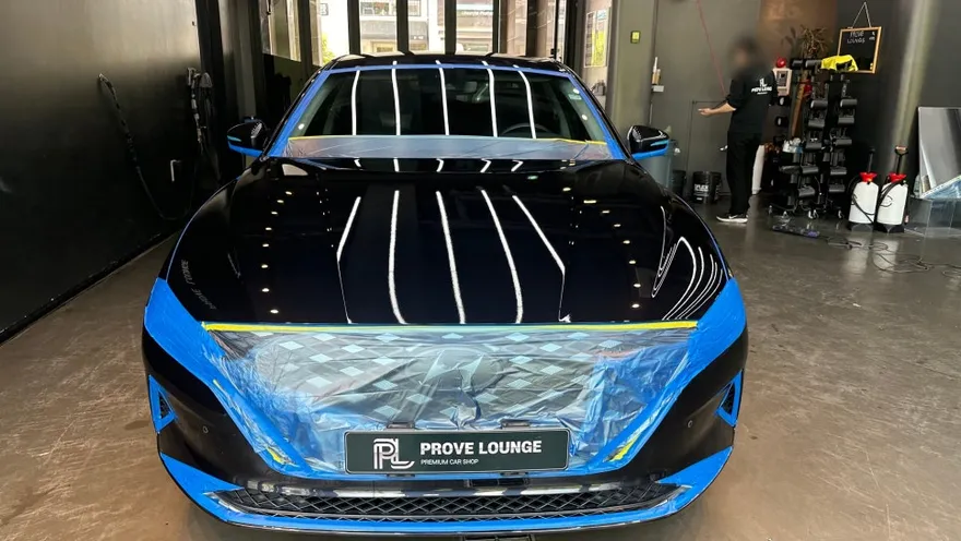 Hyundai Grandeur IGのカーフィルム施工事例|費用目安・仕上がり 施工写真 2-3