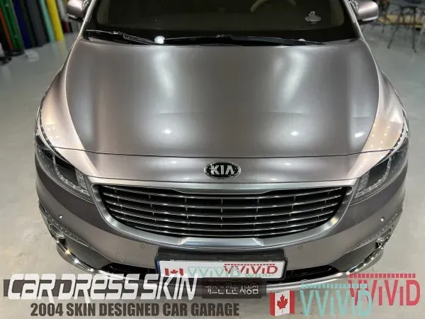 Kia Carnival KA4 PPF施工事例:無光クロームラッピングとの組み合わせ 施工写真 1-3