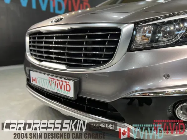 Kia Carnival KA4 PPF施工事例:無光クロームラッピングとの組み合わせ 施工写真 3-3
