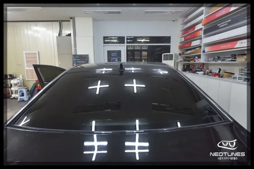 Hyundai Equusのカーフィルム施工事例|費用目安・仕上がり 施工写真 1-3