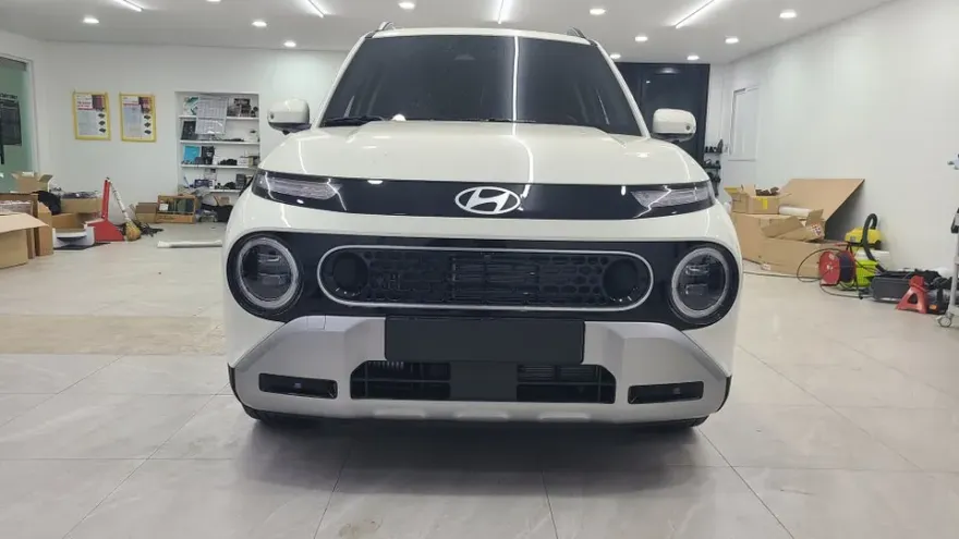 Hyundai Casper surround view camera installation result