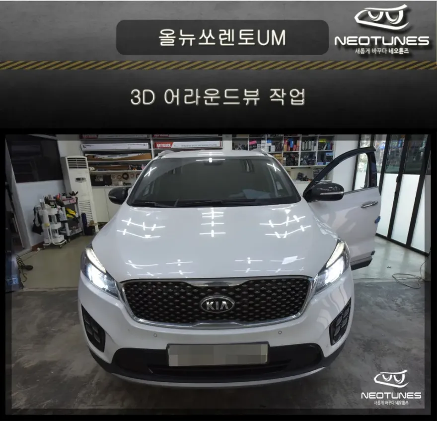 Kia Sorento UM surround view camera installation result