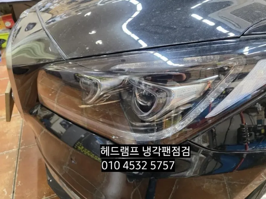Genesis G80 lighting upgrade installation result