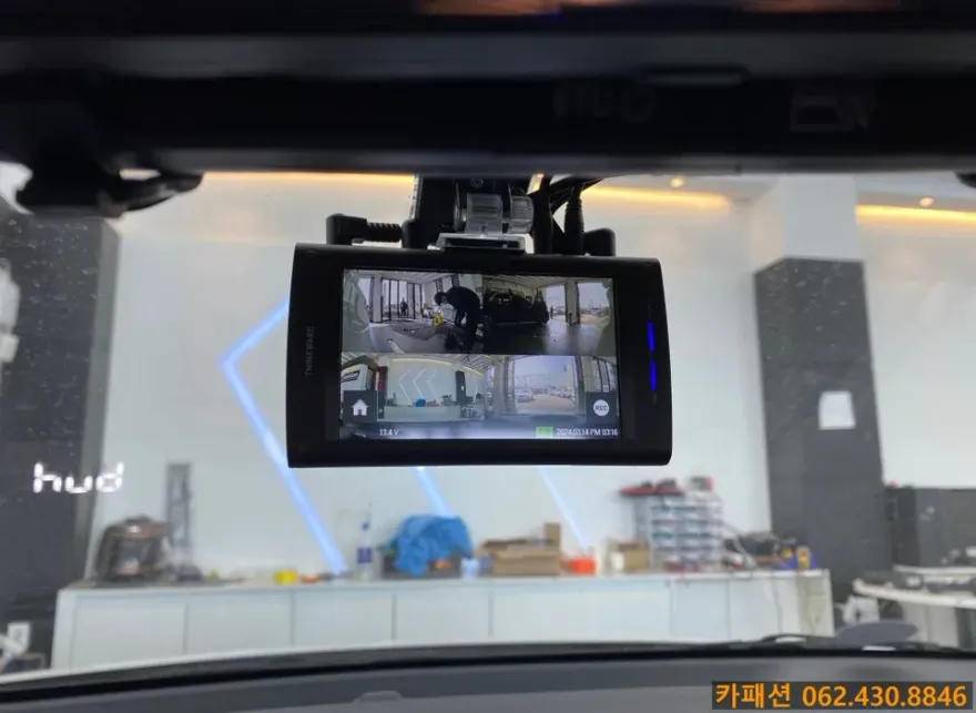 Hyundai Sonataのドラレコ取付事例|費用目安・仕上がり 施工写真 1-2