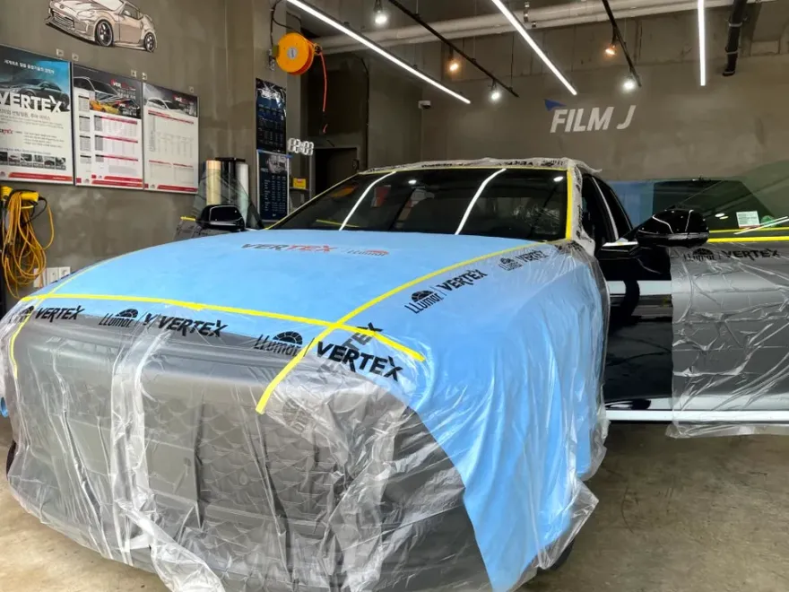 Hyundai Grandeur GN7のカーフィルム施工事例|費用目安・仕上がり 施工写真 3-1