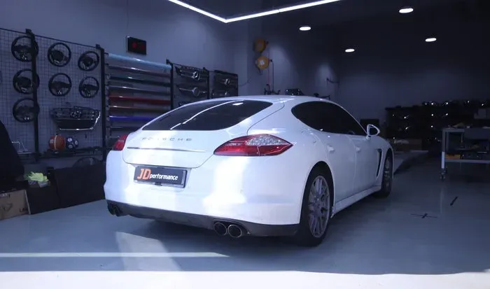 Porsche Panamera 970 body kit - Porsche Panamera 970 Body Kit Installation Review photo 4