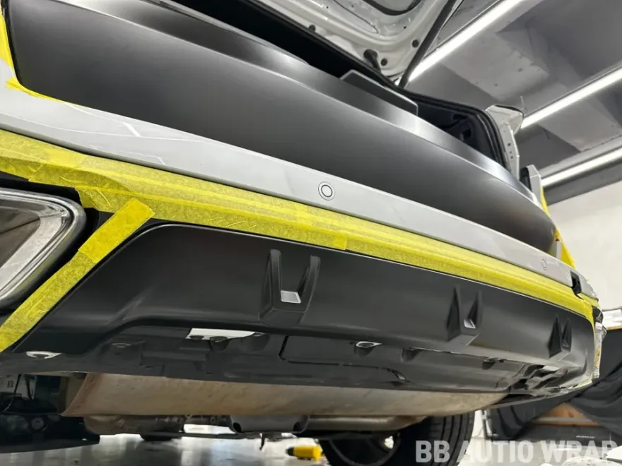 BMW X5 G05のカーラッピング事例：3Mサテンブラック 施工写真 3-3